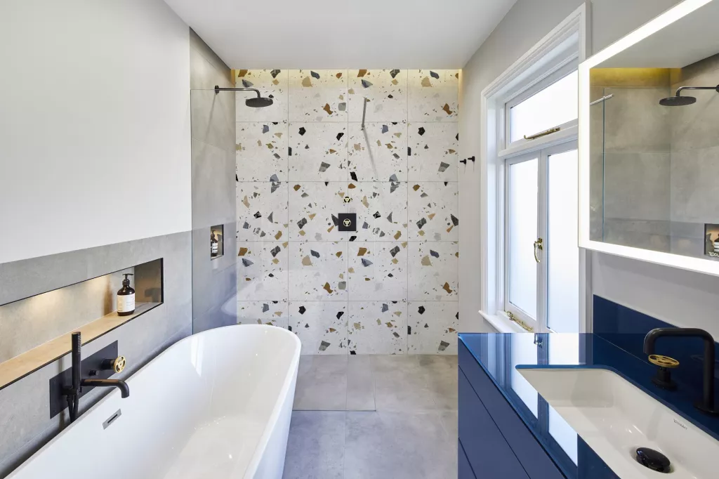 Terrazzo bathrooms – 12 ideas and design advice