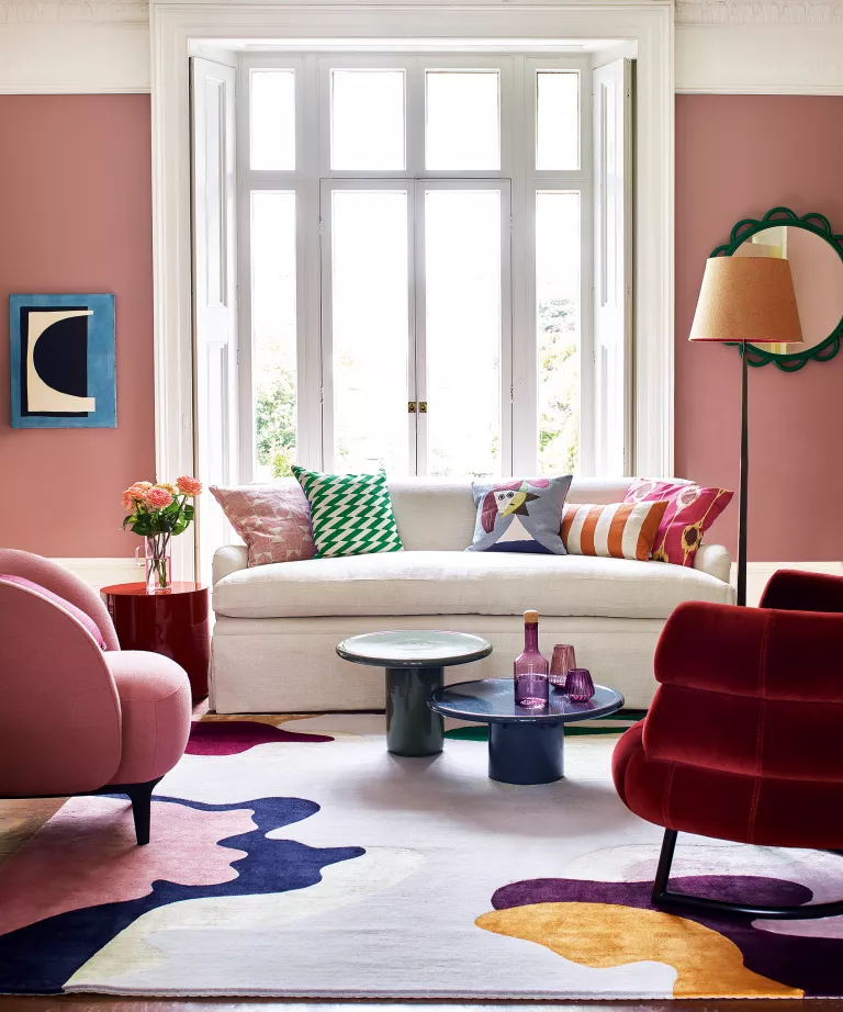 Living room rug ideas – 15 statement ways to instantly brighten up your space