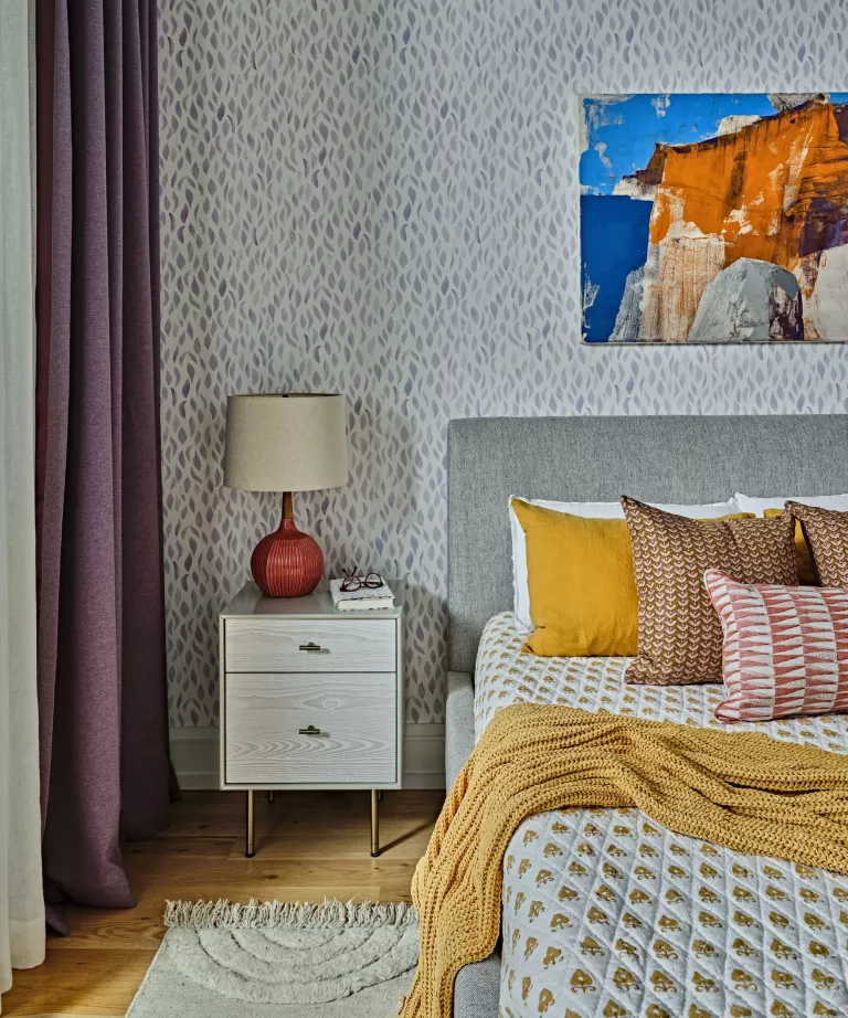 A tiny house that embraces color and pattern? This maximalist space shows you how it is done